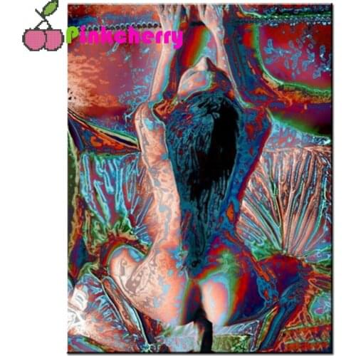 Full Drill Diamond Painting Sexy Couple 5D Diy Cross Stitch Embroidery Rhinestone Pictures Mosaic Abstract Body Art-Bedroom k641
