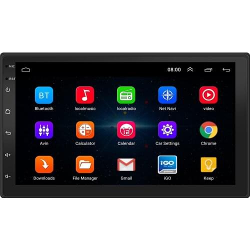 9210s Android 10.1 4 Core 1+16gb Hd Car Bluetooth Radio Multimedia Player Android Gps Navigation All-in-one Machine