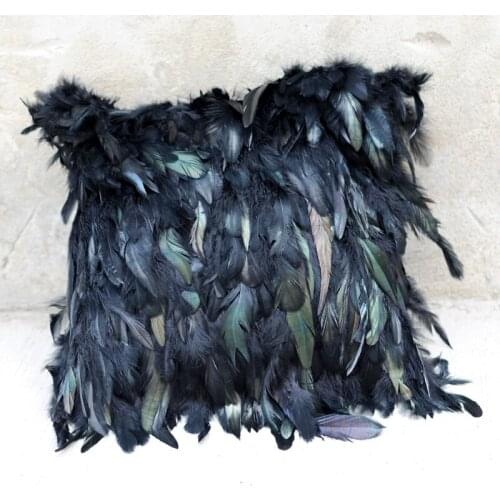 Free Shipping CX-D-70B 45X45cm Hot Selling Feather Sofa Pillow Cover Decoration Pillow Cases