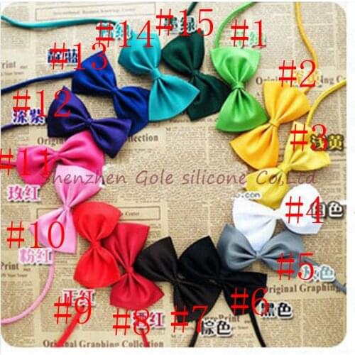 DHL Free shipping! 500pcs/lot Dog Neck Tie Dog Bow Tie Cat Tie Pet Grooming Supplies Pet Headdress Flower