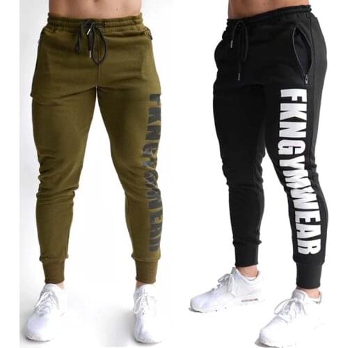 Cotton Fitness Pants Men Sport 2020 Sweatpants Running Jogging Pants Workout Joggers Trousers Men Gym Sportswear Bottoms