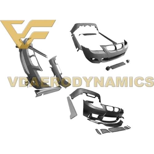 Suitable For 03-10 BMW E60 5 Series 520i 523i 525i 530i 535d 540i 545i 550i VAD Full Body Kit Front Rear Bumper Side Skirts