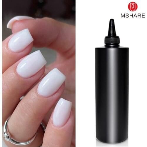 MSHARE 1KG Camouflage Rubber Base Coat Gel Nail Polish Soak Off Long Lasting Gel Varnish UV LED Nail Gel Lacquer