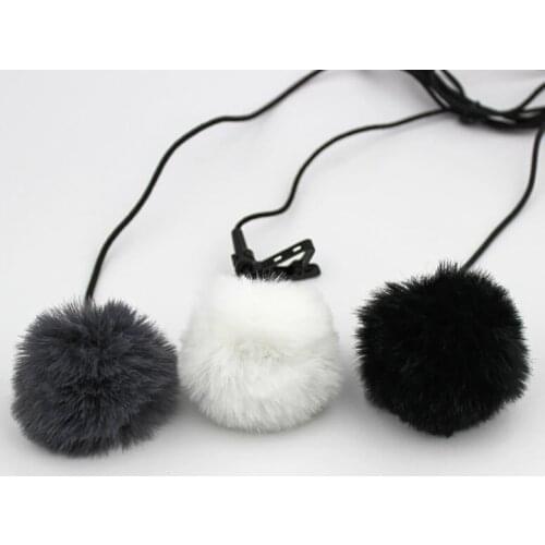 Lapel Mic Furry Windscreen Fur Windshield Wind Muff Soft Comfortable For SONY RODE BOYA Lapel Lavalier Microphones