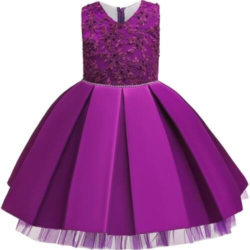 Baby Girls Flower Party Dress Infant Girls Christmas Wedding Elegant Vestidos Costume Children Clothing Kids Dresses Clothes