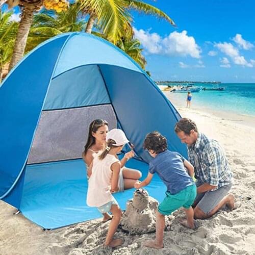 Awning Portable Beach Tent Shade Ultralight Garden Canopy UV Sun Shelter Umbrella Baby Fishing Tourist Camping With Carry Bag