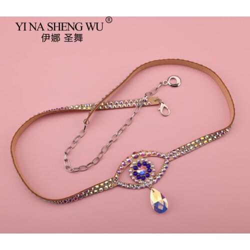 Belly Dance Waist Chain Diamond-Studded Belts Oriental Dancing Hip Scarf Female Adult Elegant Stage Performance Accessories New