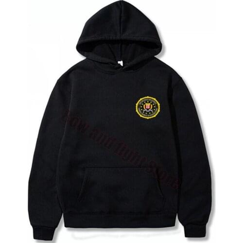 FBI Mens Army Hoodies Academy Quantico VA Police United States Department Of Justice Mens US Women Sweatshirt Hoody Top
