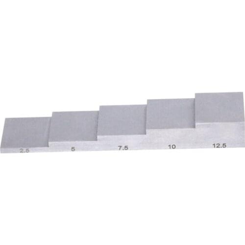Ultrasonic Thickness Gauge Calibration Step Test Block 5 Step Test Block (1018 Steel)