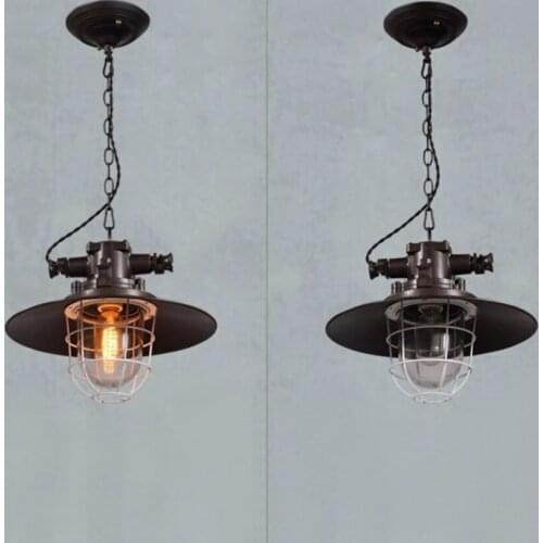 Vintage pendant lights industrial lighting Bar Kitchen American lampara colgante de techo Fixtures Luminaire pendant lamp