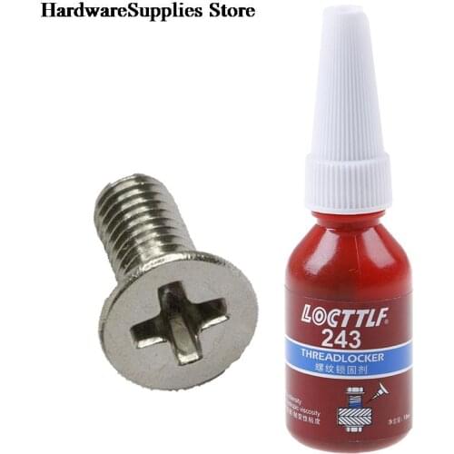 10ml Screw Glue Thread Locking Agent Anaerobic Adhesive 243 Glue Oil Resistance Fast Curing