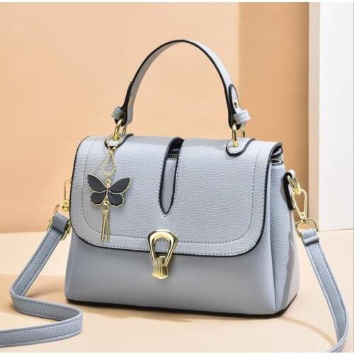 High-Quality WomenS Bag Autumn New Ladies Handbag Small Square Bag Fashion WomenS Shoulder Bag Lychee Pattern Messenger Bags