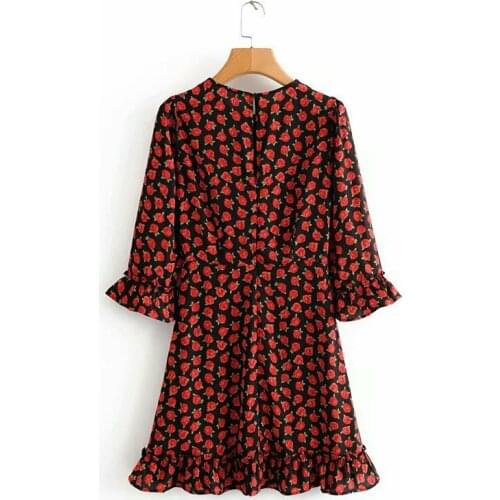 Womens Summer Boho vintage Evening Party Beach Dresses Sundress check sizechart