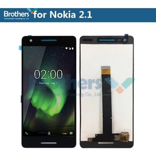 LCD Screen for Nokia 2.1 LCD Display for Nokia 2.1 LCD Assembly Touch Screen Digitizer Phone Replacement Part Tested Working Top