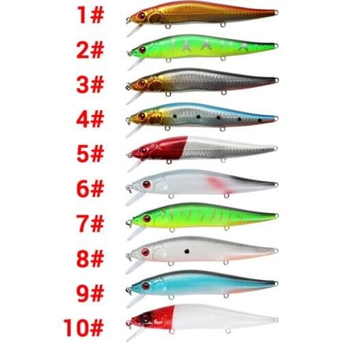 1pc Minnow Fishing Lures 2020 Artificial 14cm 23g Crankbaits Wobbler Fishing Bait 3D Eyes Hard Lure Quality Fishing Tackle Hooks