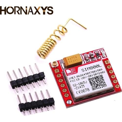 1pcs Smallest SIM800L GPRS GSM Module MicroSIM Card Core BOard Quad-band TTL Serial Port