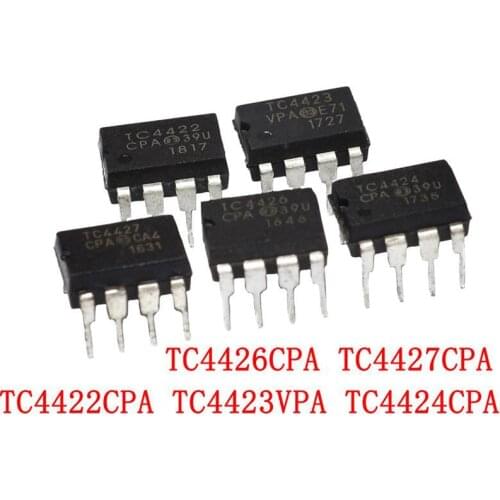 10PCS TC4420CPA TC4421CPA TC4422CPA TC4424CPA TC4427CPA TC4428CPA TC4429CPA TC4420 TC4421 TC4422 TC4424 TC4427 TC4428 TC4429 DIP