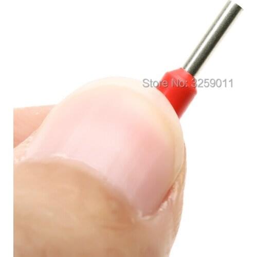 1000PCS EV1010 Electrical wire Connectors Insulated Cord End Wire Ferrules Terminal Block 1.0mm 18 AWG E1010 Assorted Cooper