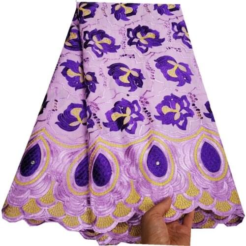 2021 High Quality African Lace Fabric Swiss Cotton Lace Fabric Nigerian Lace Fabrics Swiss Voile Lace In Switzerland TY-145