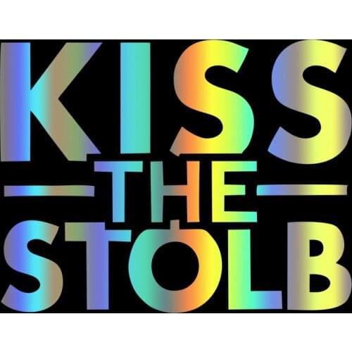 40112# Die-Cut Vinyl Decal KISS The STOLB Car Sticker Waterproof Auto Decors on Car Body Bumper Rear Window