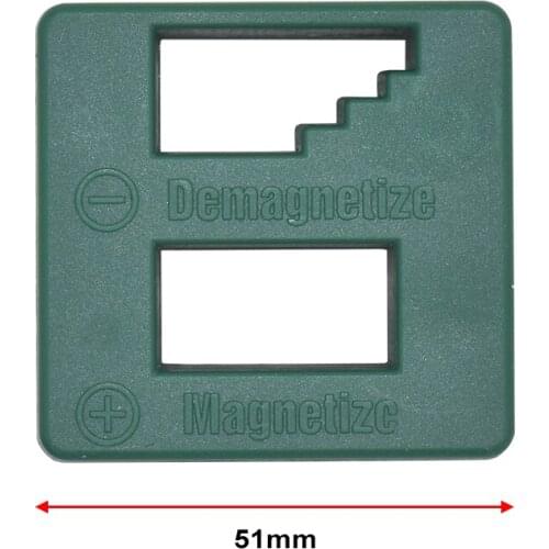 51mm Blue / Green Big Demagnetizer Magnetizer for Screwdriver Tips Bits Magnetized Driver Quick Magnetic Degaussing Tools 60pcs