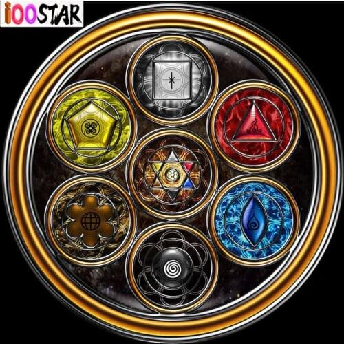 5d DIY Diamond Painting 7 chakra constellation the grand mandala Full Diamond Cross Stitch Mosaic Embroidery home Decor GS2020