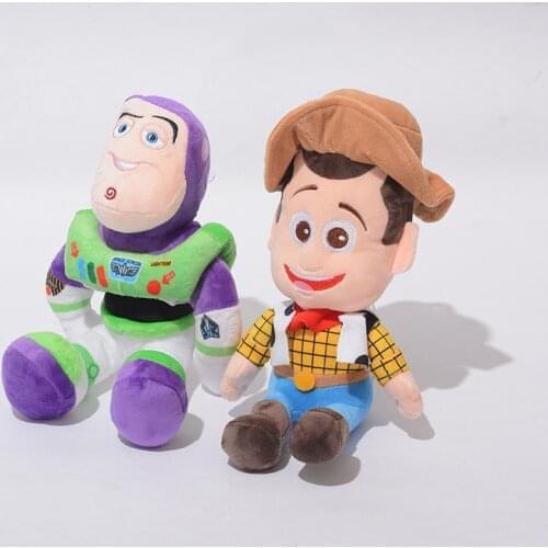 Disney 25cm Toy Story Plush Toys Doll Woody & Buzz Lightyear Plush Toy Soft Stuffed Toys for Kids Children Christmas Gifts