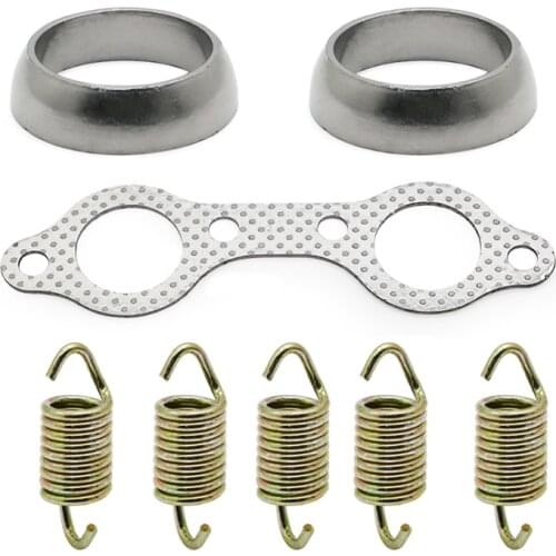 For Polaris Sportsman 600 700 2003 - 2006 Motorcycle Exhaust Manifold Pipe Donut Seal Gasket Spring Rebuild Kit 5811511 3610047