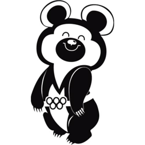 Personality Cute Bear Car Motorcycle Waterproof Sticker Pvc Customizable Colors Auto Window Bumper Fashion Decal 20cm * 11.6cm