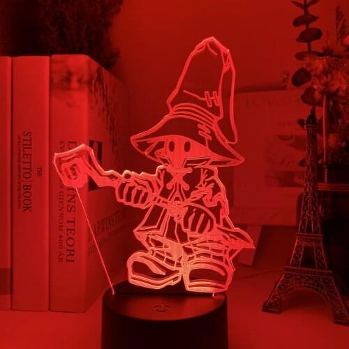 Final Vivi Figure Kids Night Light Led Color Changing Bedroom Decorative Light Cool Gift for Kids Bedside Lamp Fantasy Ornitier
