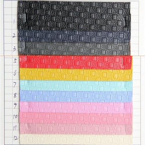 Weave grain leather high quality synthetic PVC leather fabric for Shoes, bags, belts, gloves, furniture, equipment tools