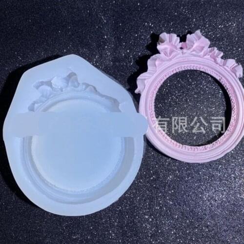 Transparent silicone mold resin decoration craft DIY wreath photo frame mold epoxy resin jewelry mold