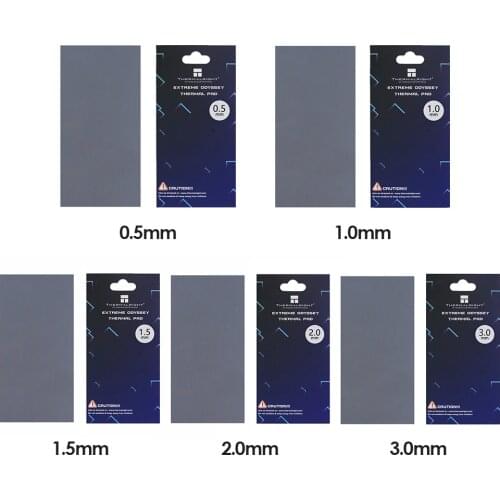 ALLOYSEED New GPU CPU Heatsink Thermal Pad 12.8 W/mk Silicone Thermal Conductive Pads 85x45mm for GPU CPU IC Chipset Heatsink