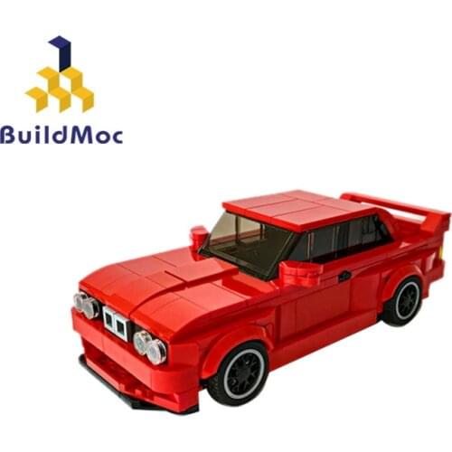 Buildmoc Technical Car Red Racing Car 427PCS MOC Model Building Blocks Toys for Children High-Tech Bricks DIY Toy Kids Gifts