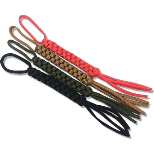 2Pcs/lot Outdoor Camping Corn Knot Nylon Chain Tool Ornaments Knife Pendant Falling Keychain DIY Tools 7strands Paracord Rope