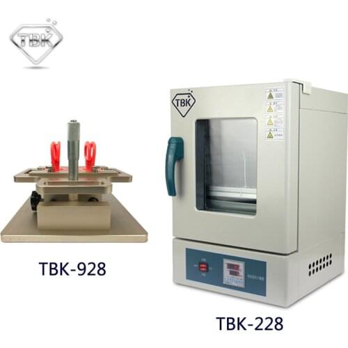 TBK-928 LCD Dismantle Machine manual frame Separator + TBK-228 Eletric Heating And Air Blow Seperating Roaster LCD Repairing