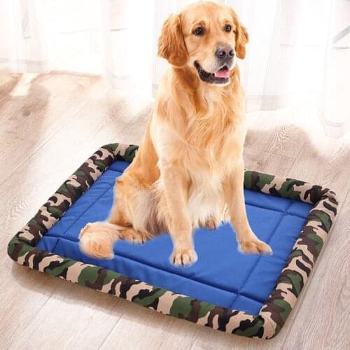 2020 new arrive Pet Bed Dog Warm Pad Winter Mat Striped Pet Products Small Medium Large Big Sized Kennel Waterproof Pet Nest