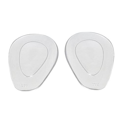 1 Pair Arch Support Insoles Cushions for Flat Feet, Half Front Cushion, Gel Orthotic Arch Pad Insole