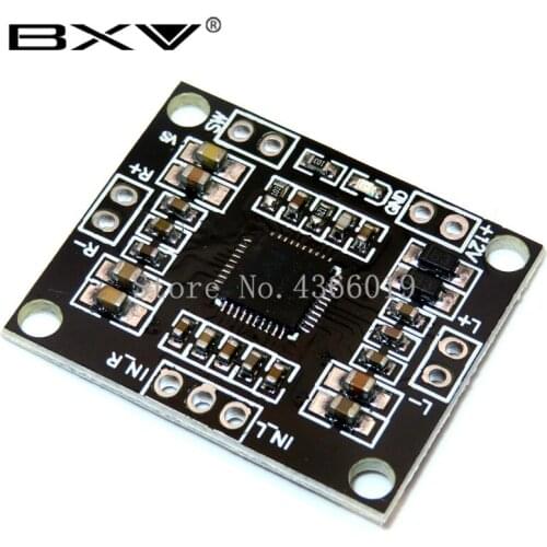 10pcs/lot PAM8610 digital power amplifier board 2 x15w dual channel stereo mini class D power amplifier board