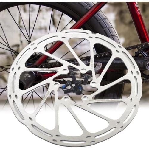 160mm 180mm MTB Mountain bike brake rotor Strong heat dissipation floating rotor 6-Bolt Centerline Steel Brake Disc