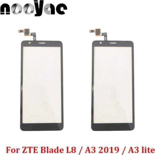 Tested Black Sensor For ZTE Blade L8 / A3 2019 / A3 Lite Touch Screen Digitizer Front Glass Lens Panel 5pcs/lot