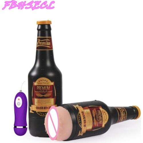 FBHSECL Vibrating Male Masturbator Cup Detachable Pussy Sex Toys for Men Vibrator Realistic Vagina