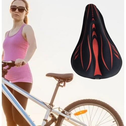 Saddle Cushion Flexible Good Elasticity Silicone Universal Saddle Case Rain Cover for Road Bikes Bicycle Saddle
