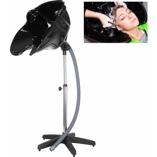 Honhill Portable Salon Hair Basin Barber Backwash Stainless Steel Shampoo Hair Treatment Barber Accessories