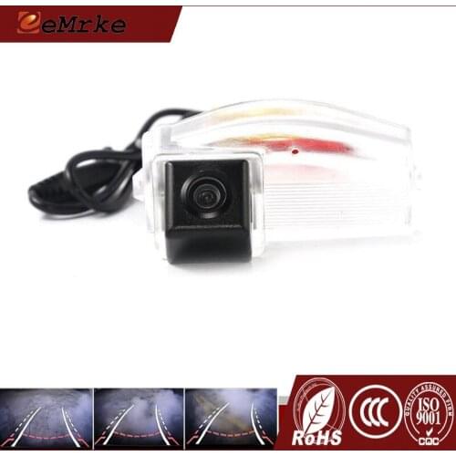 EEMRKE For Mazda 2 Demio 2007-2014 M3 M2 M6 6 Dynamic Trajectory Parking Line Car Reverse Rearview Reversing Tracks Camera