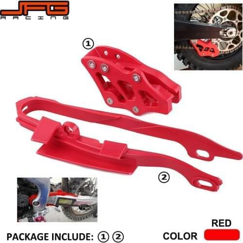 Motorcycle Red Chain Slider Guide Guard Swingarm Slider Protector For HONDA CR125R CR250R CRF250R CRF450R CRF250X CRF450X