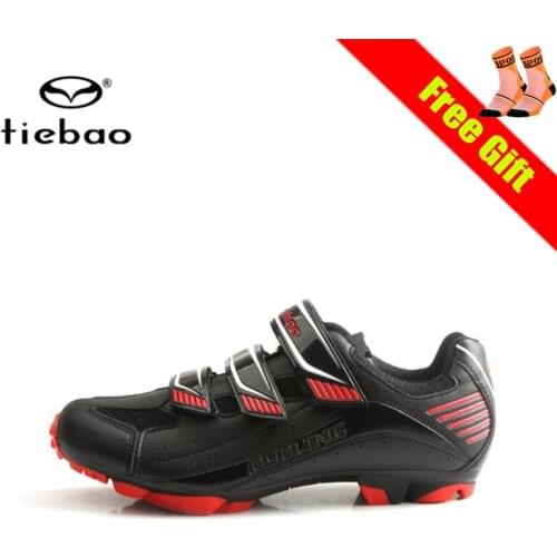 Tiebao Mtb Cycling Shoes Men Mountain Bike Sneakers Self-locking Breathable Sapatilha Ciclismo Mtb Outdoor Riding Bicycle Shoes