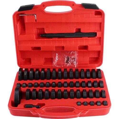 51pcs Bush Bearing Driver Set Remover Installer Removal Built Hand Tool Kit for Car Repair Hot Bearing Extractor Removal Kit