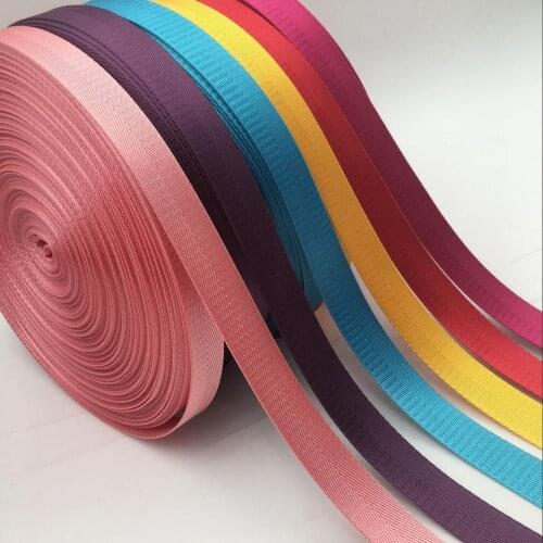 5Meters 25mm Nylon Webbing High Tenacity Backpack Strap Webbing Ribbon Clothes Sewing Tape Outdoor Backpack Bag Parts