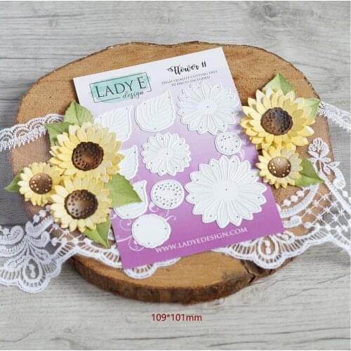 New Flowers Metal cutting dies cut die mold card Scrapbook paper craft knife mould blade punch stencils